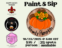Paint & Wine tasting at the Bronze Star!