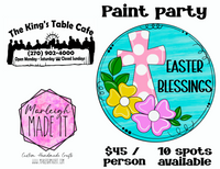 Kings Table Cafe Paint Party