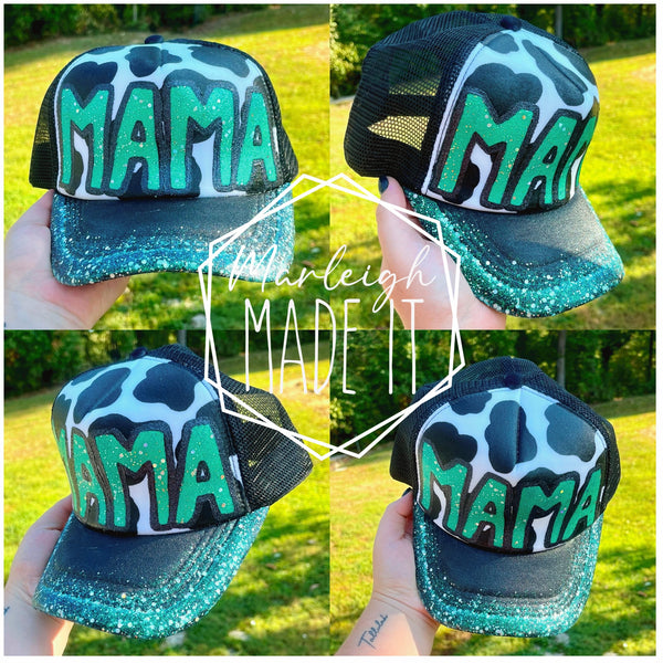 Custom Hand Painted Trucker Hat