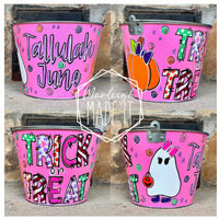 Custom Handpainted Bucket