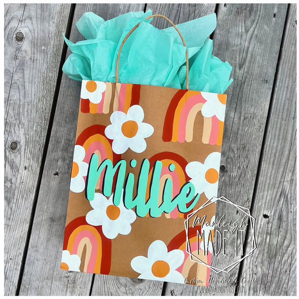Personalized Hand Painted Gift Bag – Marleigh Made It