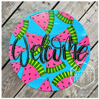 Watermelon Welcome Door Hanger